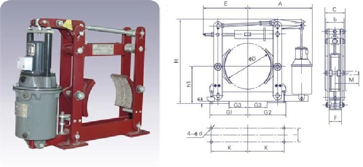 YWZ Series Electro Thruster Hydraulic Brake